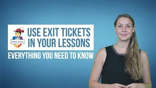 Use exit tickets in your lessons  Everything you need to know [upl. by Daffy]