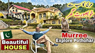 Beautiful house in murree  explore Pakistan 🇵🇰 iftikhar Ahmad usmani مری کا مہنگا گھر اور کھادو [upl. by Barram]