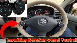 Steering wheel Control in Alto SteeringControlmaruti800 [upl. by Ellicec24]