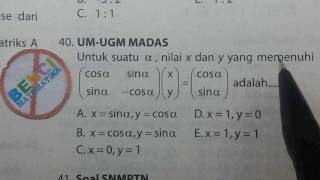 Matriks  UMUGM MADAS [upl. by Heron370]