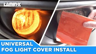 How to use a Laminx universal sheet to protect amp style your fog lights [upl. by Ajnotal783]