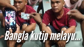 Bangla Ambil Kerja Polis Kutip Melayu‼️ [upl. by Aroc63]