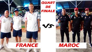 Petanque 2023 Mondial FRANCE vs MAROC [upl. by Servais]