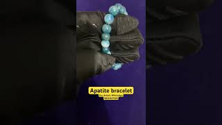 Apatite bracelet healingcrystalsandstones sacredbeads spiritualhealing crystalelements shorts [upl. by Ronnie]