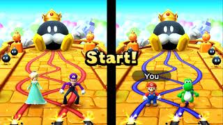 Mario Top 100 Minigames Double combo mode Rosalina Vs Waluigi Vs Mario Vs Yoshi  Master COM [upl. by Adnyc]