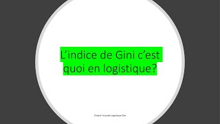 Indice de Gini et méthode ABC exercice corrigé [upl. by Ycrep282]