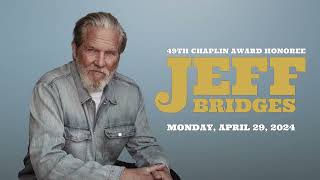 49th Chaplin Award Gala Honoring Jeff Bridges  April 29 [upl. by Hardden]