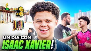 ACOMPANHEI O DIA A DIA DO ISAAC XAVIER COMO JOGADOR PROFISSIONAL [upl. by Tybald]