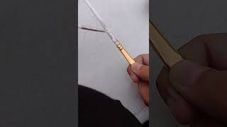 Painting a paintbrush 🖌️ art painting diy paintingideas [upl. by Atekal441]