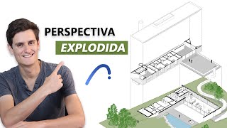 Perspectiva Explodida no Archicad  Passo a Passo Completo [upl. by Ekez]