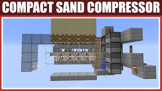 Minecraft Compact Sand Compress Tiny amp Effective Compressor amp How It Works Tutorial 1718 [upl. by Samau]