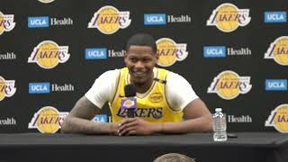 Cam Reddish at Lakers Media Day [upl. by Ardelle]