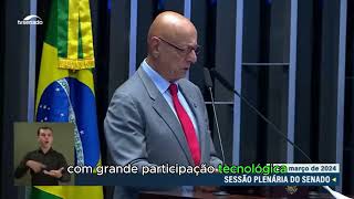 Esperidião Amin homenageou Leonardo Zipf CEO da catarinense Duas Rodas pela Ordem do Mérito da CNI [upl. by Jamill240]