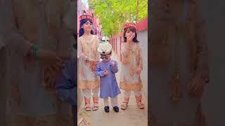 Enjoying Eid Day  Dancing Video  Ifra Hira Saadpakistanculture [upl. by Isewk]