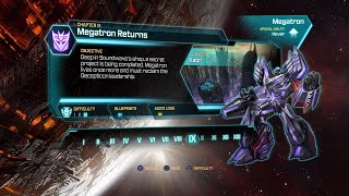 TRANSFORMERS Fall of Cybertron  Chapter IX Megatron Returns  Hard Difficulty PS4 Pro [upl. by Rosalba290]