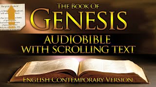 Holy Bible Audio GENESIS 1 to 50  With Text Contemporary English [upl. by Ahsinom842]