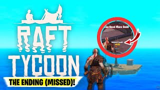 RAFT TYCOON FORTNITE ENDING Rocket Launch MISSED  Fortnite RAFT TYCOON ENDING [upl. by Irtimd]