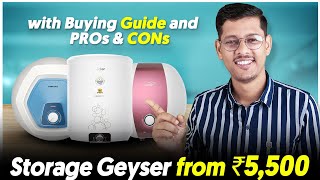 NEW🔥 Best Storage Geyser in 2024 🔥 with PROS amp CONS 🔥 Best Geyser Under 5000 to 10000 [upl. by Ahsemat]