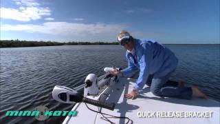 Minn Kota Trolling Motor Quick Release Bracket [upl. by Eyaf]