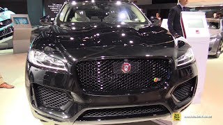 2018 Jaguar FPace S AWD  Exterior and Interior Walkaround  2017 Frankfurt Auto Show [upl. by Lossa]