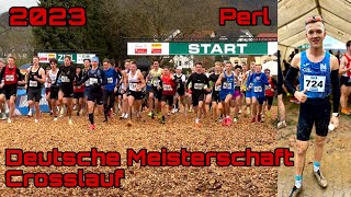 Deutsche Meisterschaft Crosslauf  Perl  2023  Matteo Kozka [upl. by Nnyw291]