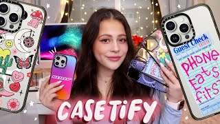 CASETiFY iPhone 15 Pro Max Case Haul 🩵🪩✨🍄 [upl. by Lletnahc574]