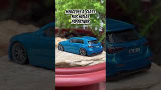 Carrinho hot wheels Mercedes Aclass nas molas esportivas [upl. by Inafets]