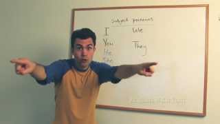 Subject Pronouns Beginner Level 1 [upl. by Nylknarf55]