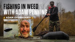 Fishing In Weed with Adam Penning  Carp Fishing [upl. by Esenej]