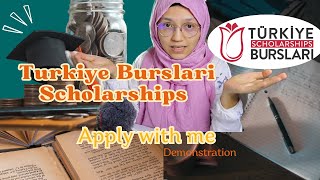 How to fill Turkiye Burslari Scholarships Online Application Form How to apply burslari scholarship [upl. by Breger34]