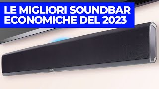 LE MIGLIORI SOUNDBAR ECONOMICHE  DA 70 A 200 EURO 2023 [upl. by Ambrosine]