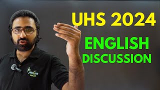 UHS MDCAT 2024 English Discussion  InSight MDCAT [upl. by Sherborn750]