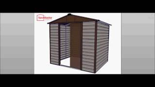 Video Assembly Yardmaster Shiplap 10x8 TBSL Metal Shed [upl. by Nyrol]