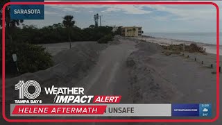 Beach conditions in Sarasota County remain unsafe [upl. by Netnert]