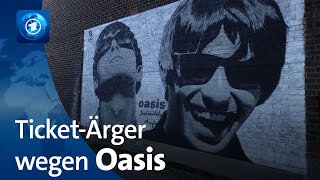 OasisComebackTour Alle Konzerte nach kurzer Zeit ausverkauft [upl. by Etteyafal]