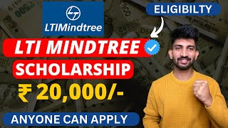 LTI Mindtree Scholarship Scheme 202324  How to Apply for LTI Mindtree Scholarship [upl. by Ecnahs]