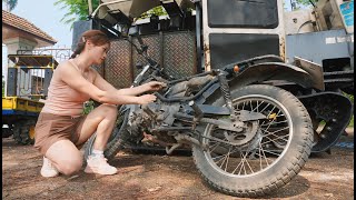 Genius girl Completely restore an abandoned offroad motorbike to a new state🛠🛠🛠 [upl. by Edda]