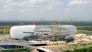 Allianz Arena Munich Germany time lapse  panTerra [upl. by Snahc]