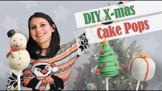 How to make Christmas Cake Pops [upl. by Trainor]