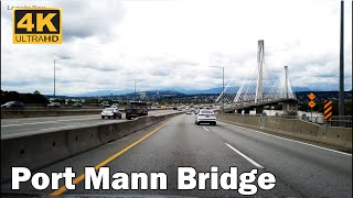 Driving On Port Mann Bridge in Vancouver Canada [upl. by Darrelle]