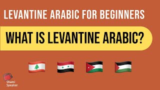 What is Levantine Arabic   Unlocking the Mystery of Arabic Dialects in the Levant Region [upl. by Hamaso806]