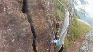 Abseiling Castle Head Music SylvianFripp [upl. by Ayotal]