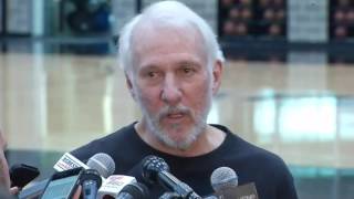 Gregg Popovich talks about Tim Duncans retirement [upl. by Chandos]