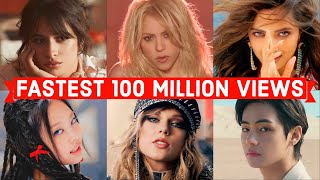 Global Fastest Songs to Reach 100 Million Views on Youtube of All Time Top 50 [upl. by Tomaso183]