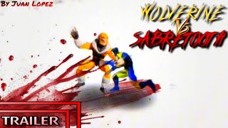 WOLVERINE VS SABRETOOTH Stop MotionTeaser Trailer By Juan Lopez [upl. by Ydnir]