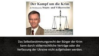 Prof Schachtschneider Ukraine Krim Russland und das Völkerrecht [upl. by Aligna]