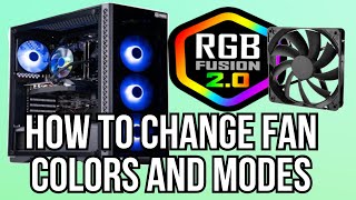 How to Change Fan Colors on The ABS Master Gaming PC [upl. by Einallem]