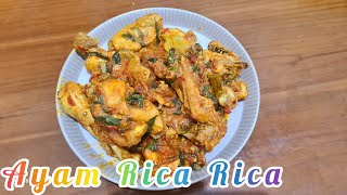 Resep Ayam Rica Rica Pedas [upl. by Arratahs]