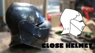 Medieval Close Helmet 3 Visor and Brow Reinforce [upl. by Ger995]