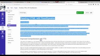 Using TextAid in Canvas to read documents [upl. by Ciryl]